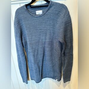 MINIMUM Boys Men’s SIZE Small Blue Crew Neck Sweater